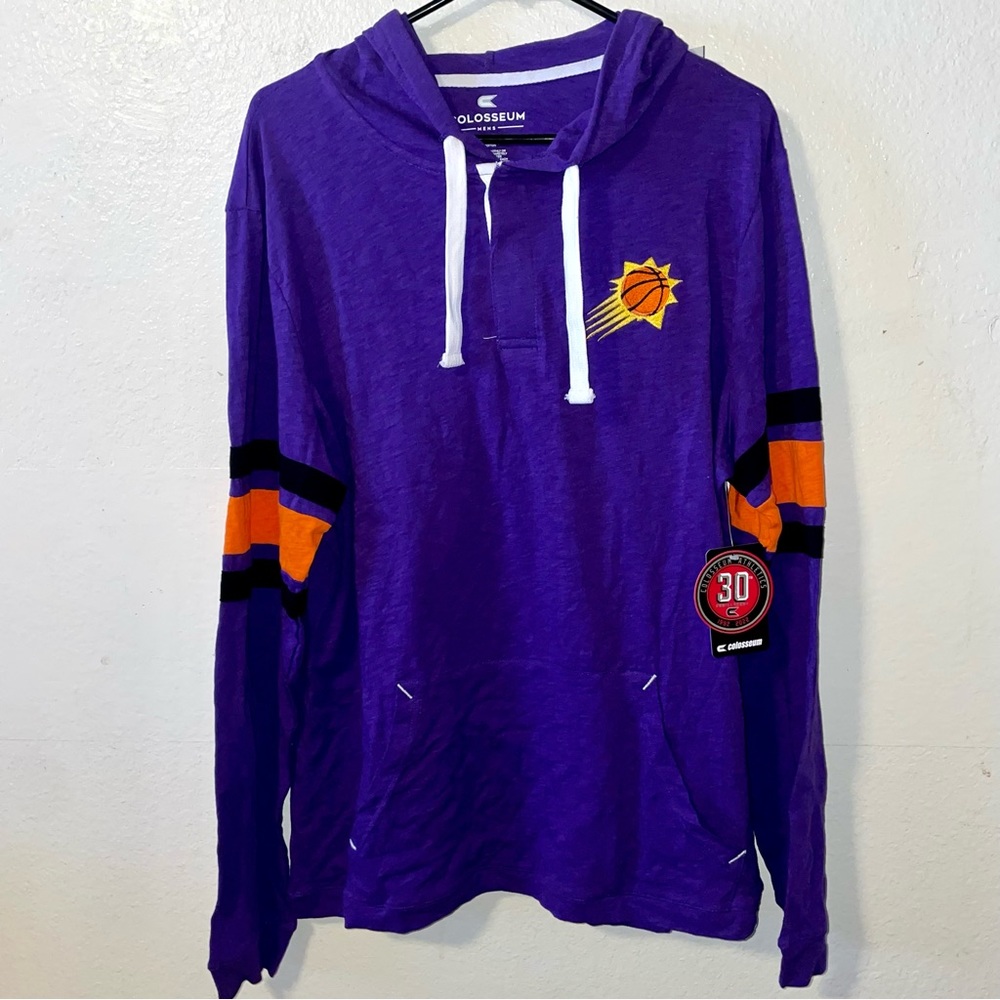 Colosseum NBA Phx Suns Long Sleeve Hoodie (L)